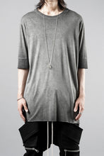 画像をギャラリービューアに読み込む, thom/krom ROUND NECK T-SHIRT / SLIM FIT (COLD DYE GREY)