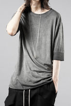 画像をギャラリービューアに読み込む, thom/krom ROUND NECK T-SHIRT / SLIM FIT (COLD DYE GREY)