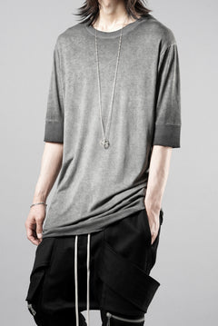 画像をギャラリービューアに読み込む, thom/krom ROUND NECK T-SHIRT / SLIM FIT (COLD DYE GREY)