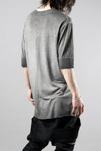 画像をギャラリービューアに読み込む, thom/krom ROUND NECK T-SHIRT / SLIM FIT (COLD DYE GREY)