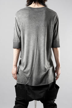 画像をギャラリービューアに読み込む, thom/krom ROUND NECK T-SHIRT / SLIM FIT (COLD DYE GREY)