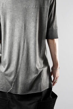 画像をギャラリービューアに読み込む, thom/krom ROUND NECK T-SHIRT / SLIM FIT (COLD DYE GREY)