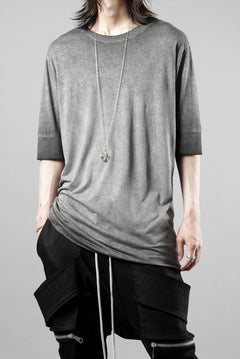 画像をギャラリービューアに読み込む, thom/krom ROUND NECK T-SHIRT / SLIM FIT (COLD DYE GREY)