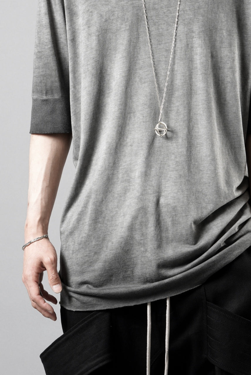 thom/krom ROUND NECK T-SHIRT / SLIM FIT (COLD DYE GREY)の商品