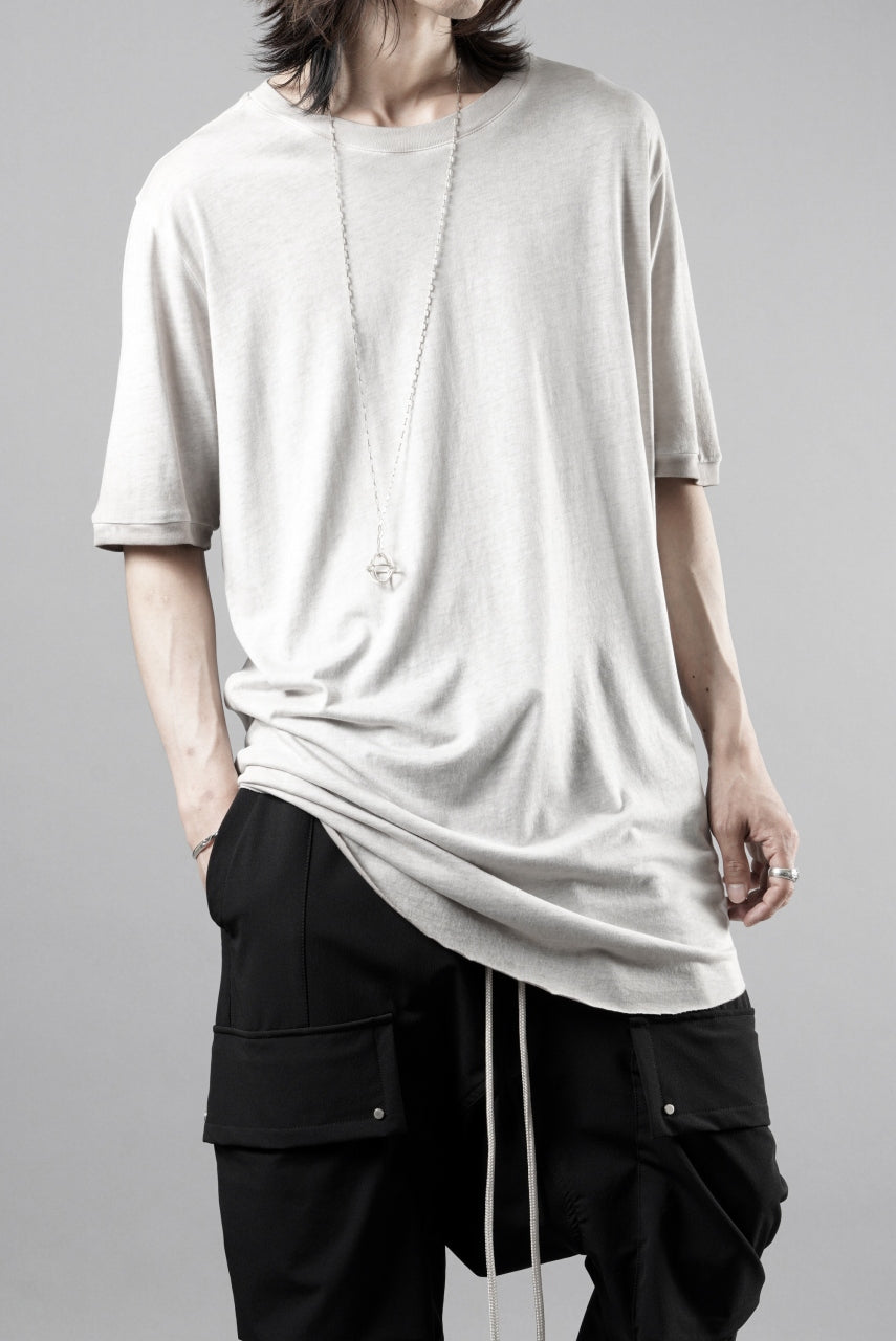 thom/krom OBJECT DYED T-SHIRT / SLIM FIT (COLD DYE STONE)の商品