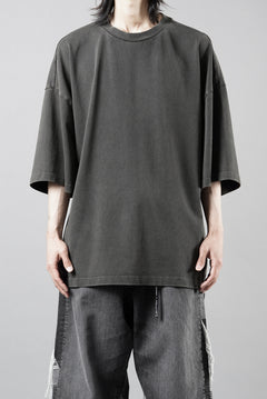 画像をギャラリービューアに読み込む, entire studios HEAVY BOXY TEE (WASHED BLACK)