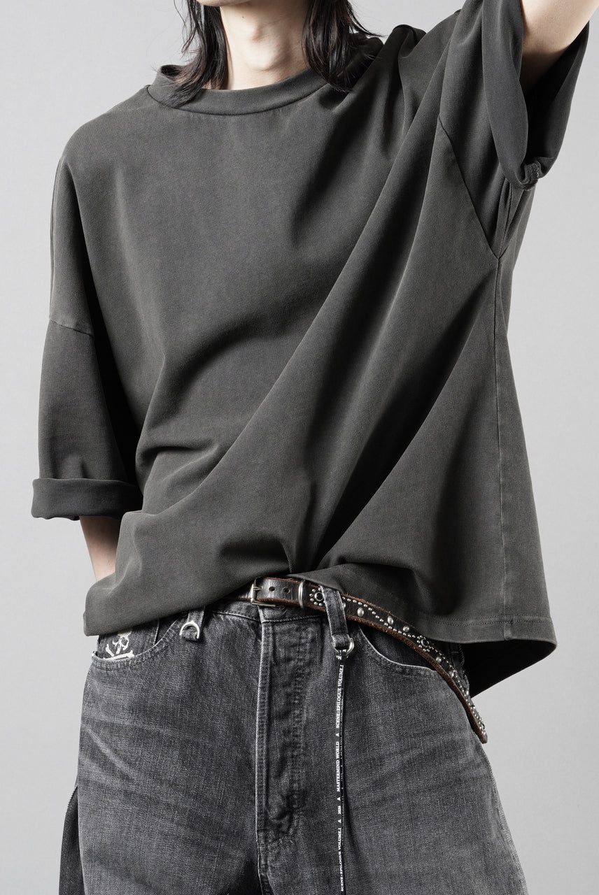 画像をギャラリービューアに読み込む, entire studios HEAVY BOXY TEE (WASHED BLACK)