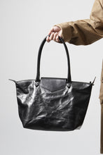 画像をギャラリービューアに読み込む, A TENTATIVE ATELIER exclusive V.De Sica TRAVEL TOTE BAG / VACHETTA HORSE LEATHER (BLACK)