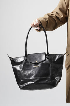 画像をギャラリービューアに読み込む, A TENTATIVE ATELIER exclusive V.De Sica TRAVEL TOTE BAG / VACHETTA HORSE LEATHER (BLACK)