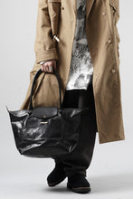 画像をギャラリービューアに読み込む, A TENTATIVE ATELIER exclusive V.De Sica TRAVEL TOTE BAG / VACHETTA HORSE LEATHER (BLACK)