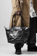 画像をギャラリービューアに読み込む, A TENTATIVE ATELIER exclusive V.De Sica TRAVEL TOTE BAG / VACHETTA HORSE LEATHER (BLACK)