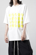 画像をギャラリービューアに読み込む, OBLADI CIRCLE CUT WHITE-YELLOW T-SHIRT (WHITE)