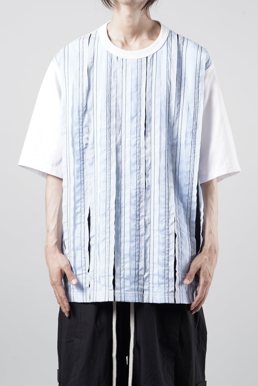 画像をギャラリービューアに読み込む, OBLADI BLUE BREAK TAPE WHITE T-SHIRT (WHITE)