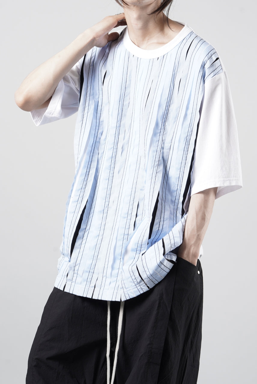 画像をギャラリービューアに読み込む, OBLADI BLUE BREAK TAPE WHITE T-SHIRT (WHITE)