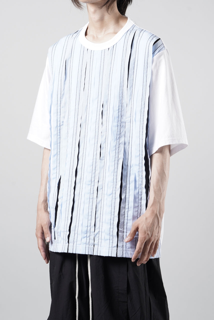 画像をギャラリービューアに読み込む, OBLADI BLUE BREAK TAPE WHITE T-SHIRT (WHITE)