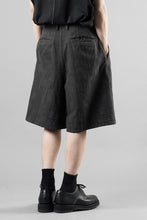 画像をギャラリービューアに読み込む, Juun.J [COMFORT] Square Jacquard Waist String Shorts (Black)