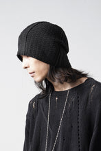 画像をギャラリービューアに読み込む, Professor.E TEXTURED KNIT BEANIE (BLACK)