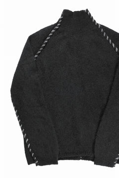 画像をギャラリービューアに読み込む, thom/krom TURTLE NECK KNIT SWEATER / ALPACA WOOL (BLACK)