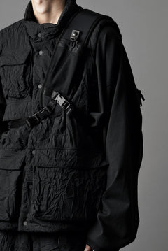 画像をギャラリービューアに読み込む, F/CE. TEXTURED TWILL 3 POINTS SLINGER BAG (BLACK)