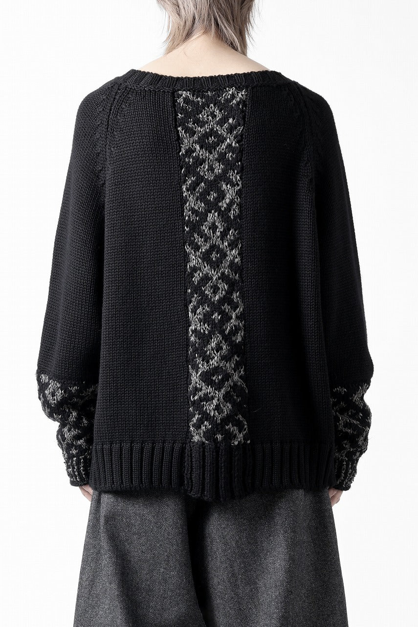 incarnation PULL OVER KNIT SWEATER / VIRGIN WOOL x CASHMERE (K91 x K81)