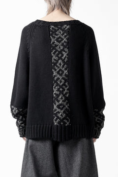 画像をギャラリービューアに読み込む, incarnation PULL OVER KNIT SWEATER / VIRGIN WOOL x CASHMERE (K91 x K81)