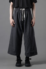 画像をギャラリービューアに読み込む, YUTA MATSUOKA baggy pants /compressed wool jersey (dark gray)