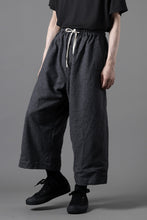 画像をギャラリービューアに読み込む, YUTA MATSUOKA baggy pants /compressed wool jersey (dark gray)