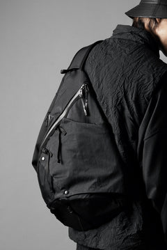 画像をギャラリービューアに読み込む, F/CE. TEXTURED TWILL 3 POINTS SLINGER BAG (BLACK)