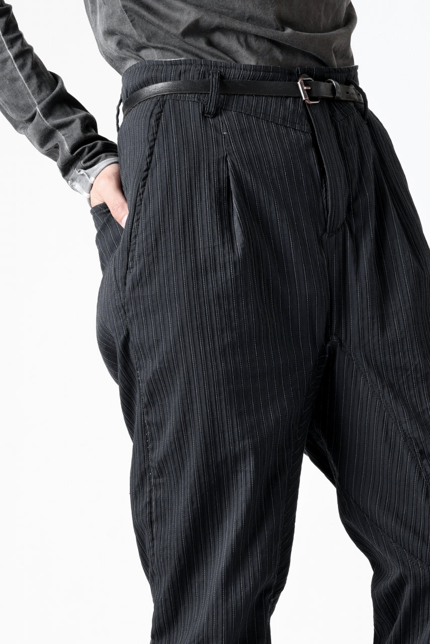 incarnation LONG DIRTS SAROUEL TROUSERS / STITCHED WASHER STRIPE (T91/11)