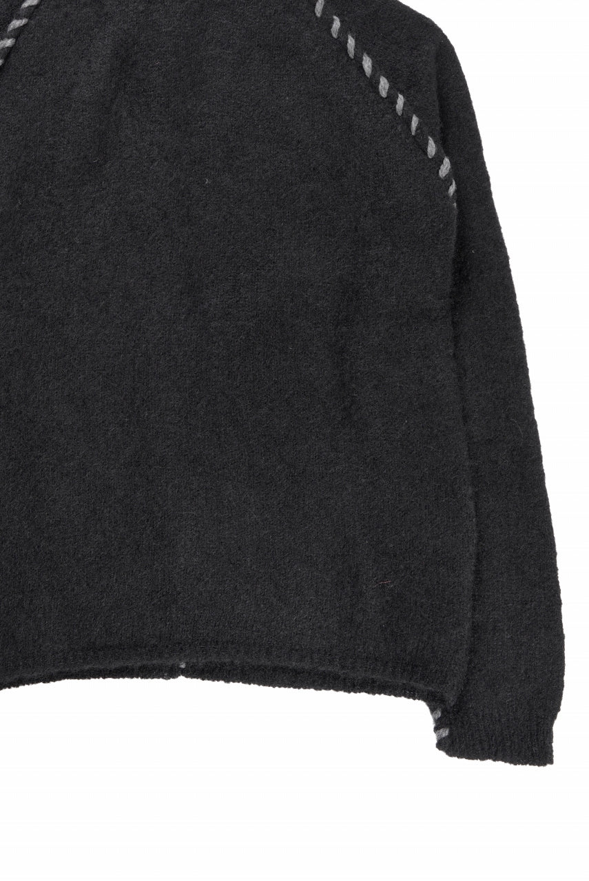 thom/krom TURTLE NECK KNIT SWEATER / ALPACA WOOL (BLACK)