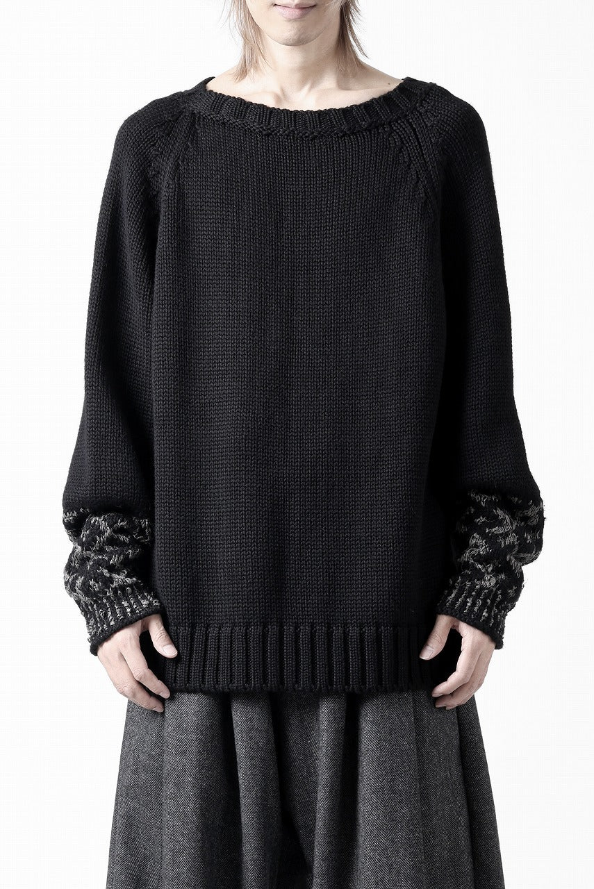 incarnation PULL OVER KNIT SWEATER / VIRGIN WOOL x CASHMERE (K91 x K81)