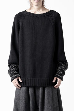 画像をギャラリービューアに読み込む, incarnation PULL OVER KNIT SWEATER / VIRGIN WOOL x CASHMERE (K91 x K81)