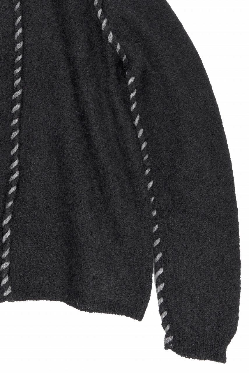 thom/krom TURTLE NECK KNIT SWEATER / ALPACA WOOL (BLACK)