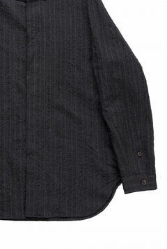 画像をギャラリービューアに読み込む, forme d&#39;expression Minimal Outer Shirt / B95F (Off Black)