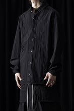 画像をギャラリービューアに読み込む, A.F ARTEFACT BACK FACE SHIRTS / WOOL NYLON (BLACK)