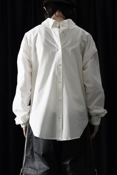 画像をギャラリービューアに読み込む, A.F ARTEFACT BACK FACE SHIRTS / ORGANIC COTTON (WHITE)