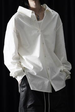画像をギャラリービューアに読み込む, A.F ARTEFACT BACK FACE SHIRTS / ORGANIC COTTON (WHITE)