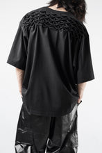 画像をギャラリービューアに読み込む, OBLADI YOKE SMOCKING T-SHIRT (BLACK)