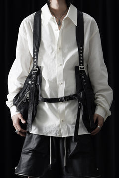 画像をギャラリービューアに読み込む, A.F ARTEFACT MATTE COATING CARGO VEST BAG (BLACK)
