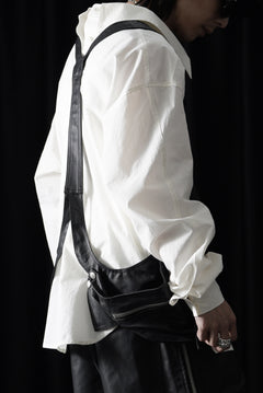 画像をギャラリービューアに読み込む, A.F ARTEFACT MATTE COATING CARGO VEST BAG (BLACK)