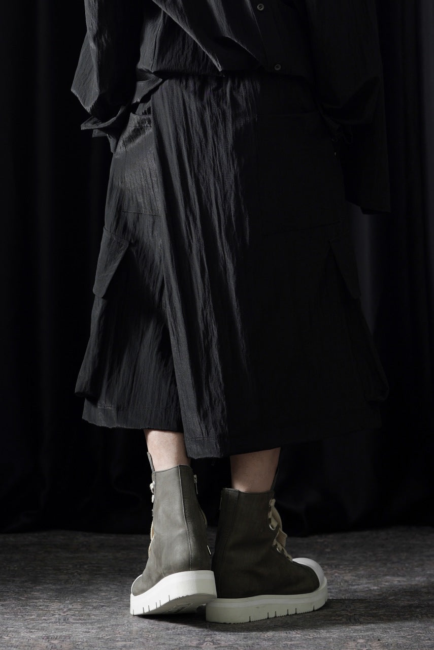 画像をギャラリービューアに読み込む, A.F ARTEFACT VOLUME WRAP CARGO SHORTS (BLACK)