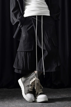 画像をギャラリービューアに読み込む, A.F ARTEFACT VOLUME WRAP CARGO SHORTS (BLACK)