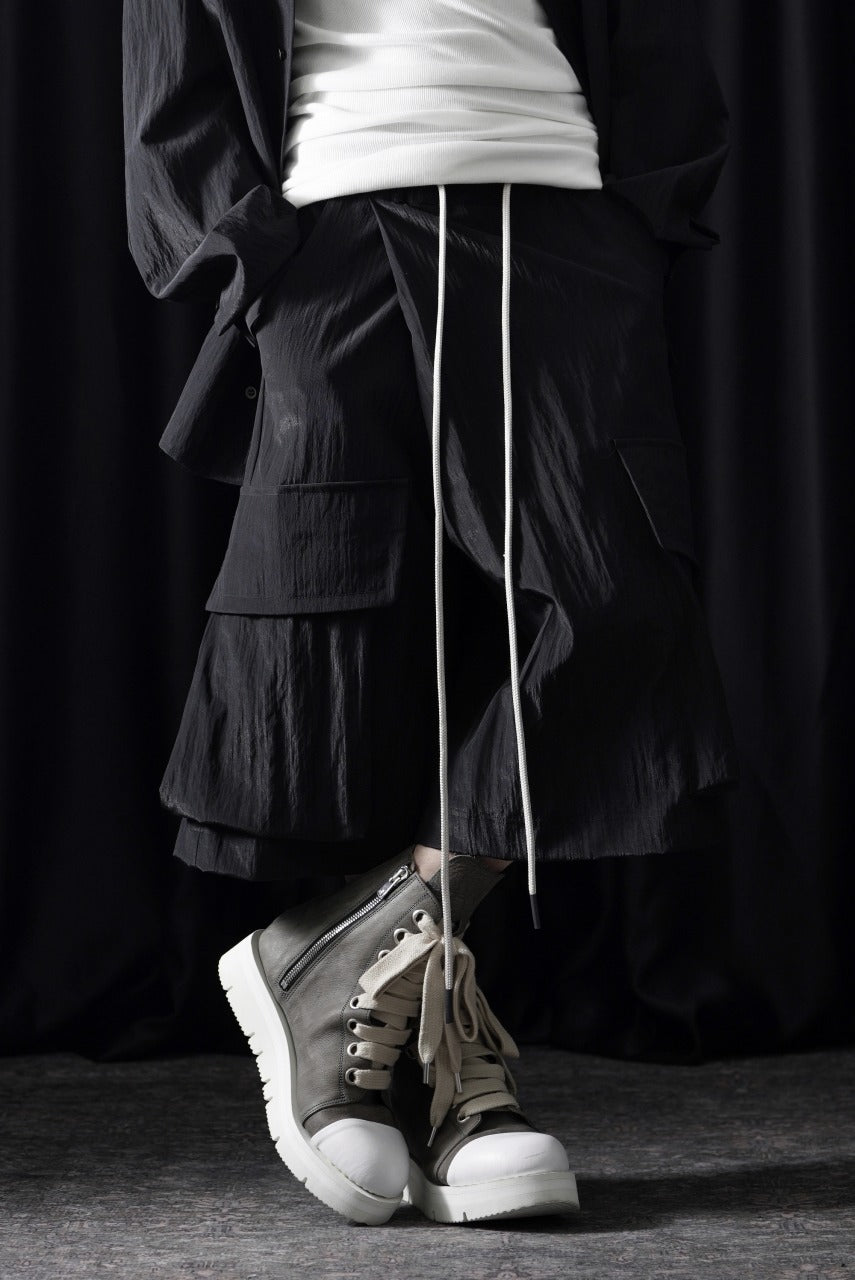 画像をギャラリービューアに読み込む, A.F ARTEFACT VOLUME WRAP CARGO SHORTS (BLACK)