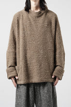 画像をギャラリービューアに読み込む, KLASICA "LIM" POCKET MOCK NECK JUMPER / NATURAL COLORED SHEEP NON DYED WOOL JERSEY (MAPLE)