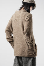 画像をギャラリービューアに読み込む, KLASICA "LIM" POCKET MOCK NECK JUMPER / NATURAL COLORED SHEEP NON DYED WOOL JERSEY (MAPLE)