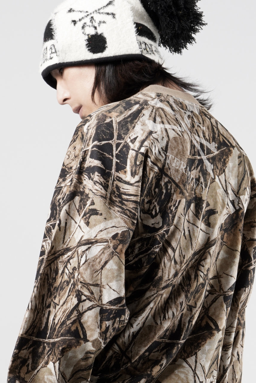 Load image into Gallery viewer, MASTERMIND WORLD OG FOREST CAMO LS TEE (SEPIA FOREST CAMO)