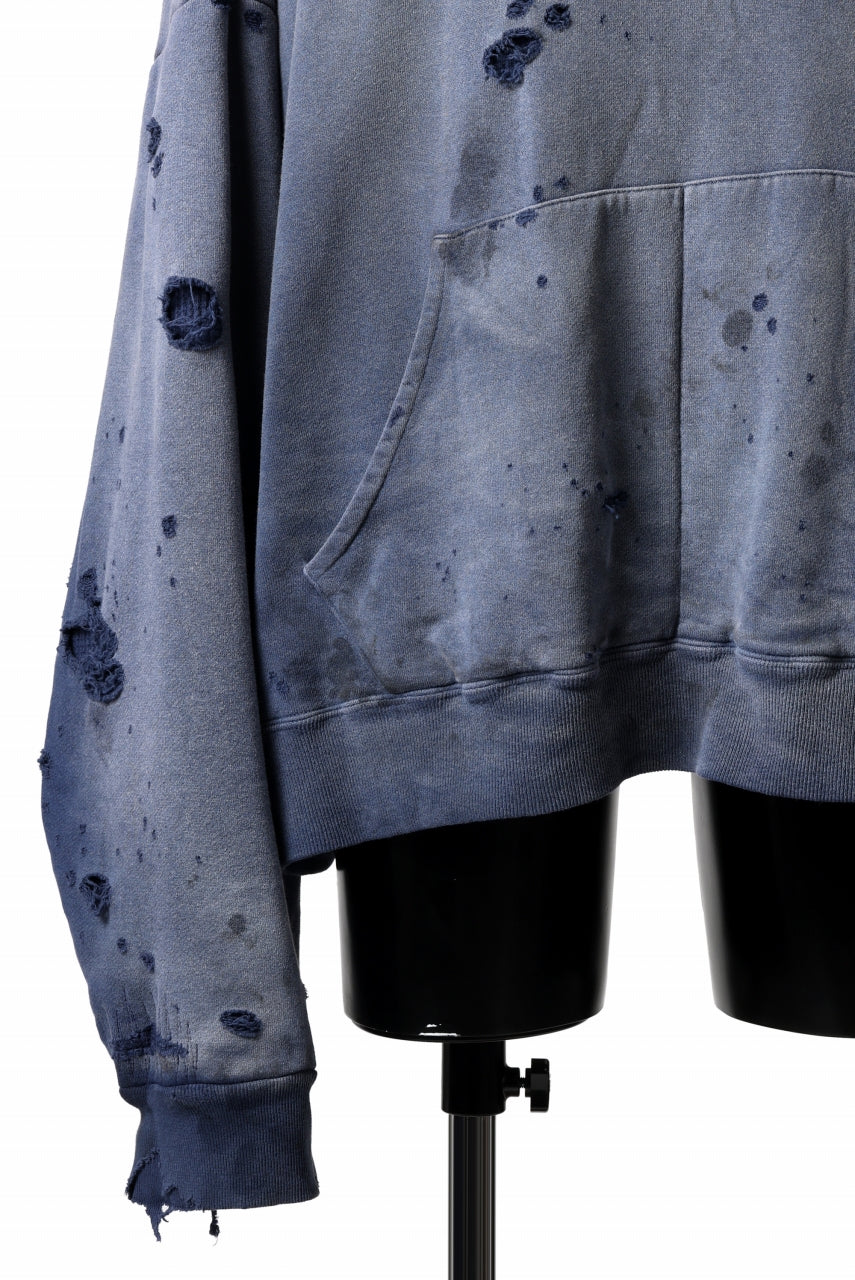 READYMADE GRUNGE DOUBLE FACE HOODIE (NAVY)