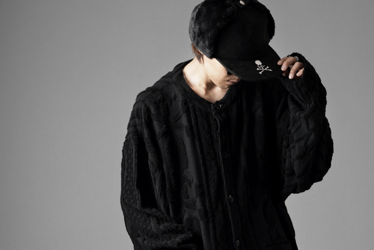 MASTERMIND WORLD OG ARAN CARDIGAN (BLACK)