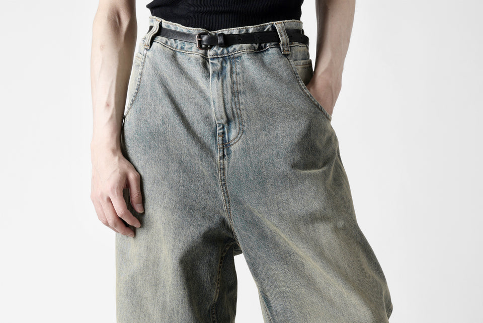 画像をギャラリービューアに読み込む, entire studios HEAVY DENIM CARGO TROUSERS (SURFACE WAVE)