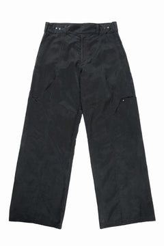 画像をギャラリービューアに読み込む, OPPOSE DUALITY 8POCKET PANEL CXC WIDE TROUSERS (BLACK)